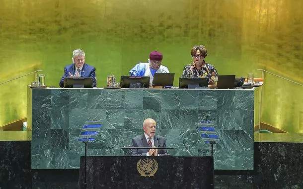 Lula em discurso na ONU