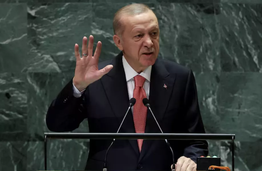 Recep Tayyip Erdogan na ONU em Nova York