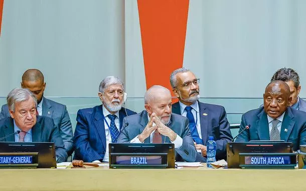 António Guterres, Lula e Cyril Ramaphosa