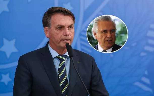 Jair Bolsonaro (mais destaque) e Ronaldo Caiado