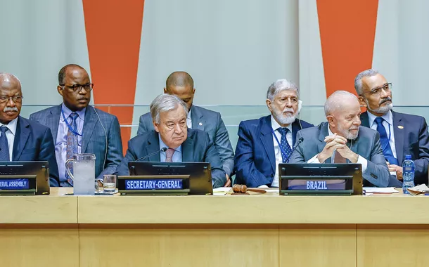 25.09.2024 - Presidente da República, Luiz Inácio Lula da Silva, durante Sessão de Abertura da Reunião Ministerial do G20 - Sede das Nações Unidas, Sala do Conselho Econômico Social – Nova York 