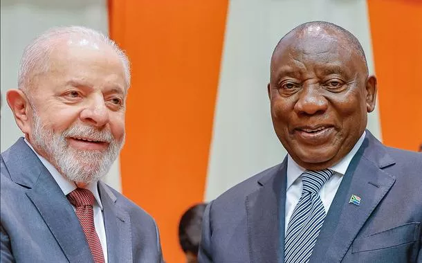 Lula e Cyril Ramaphosa