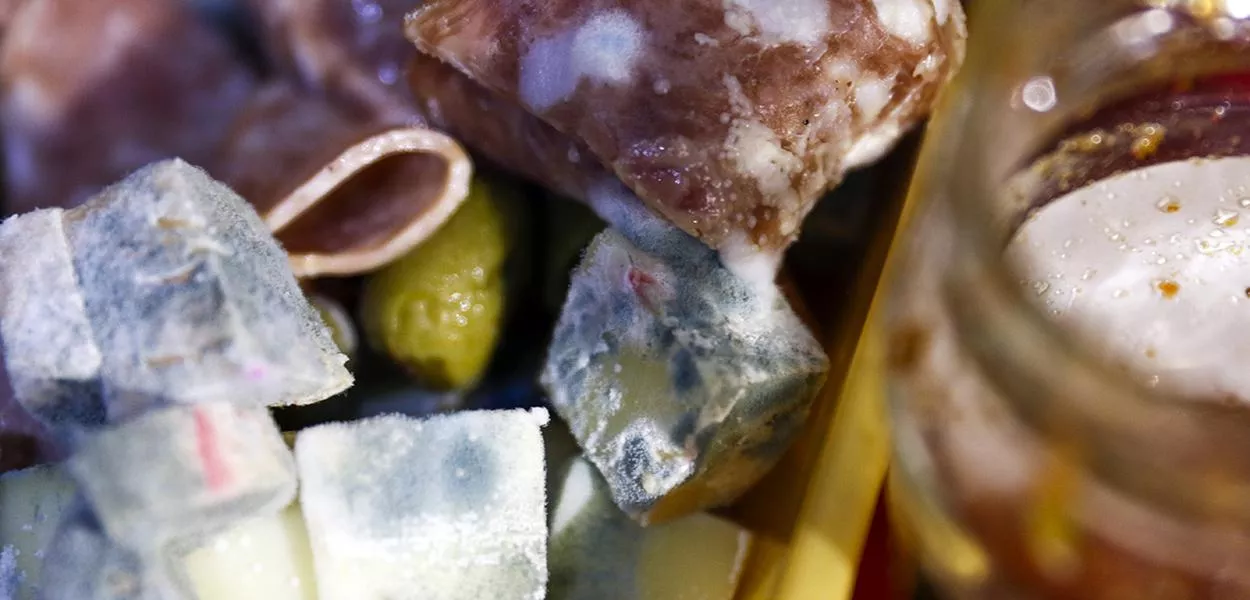 Alimento estragado para matéria sobre botulismo