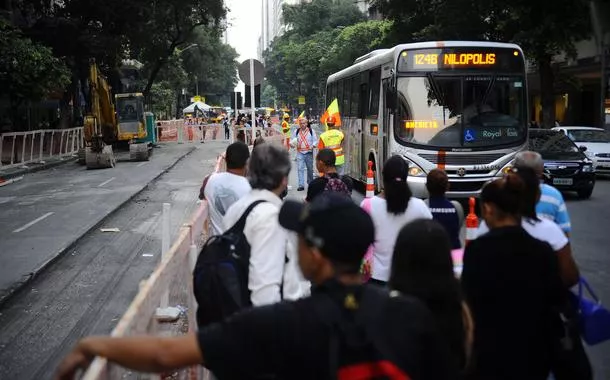 Ônibus na capital paulista