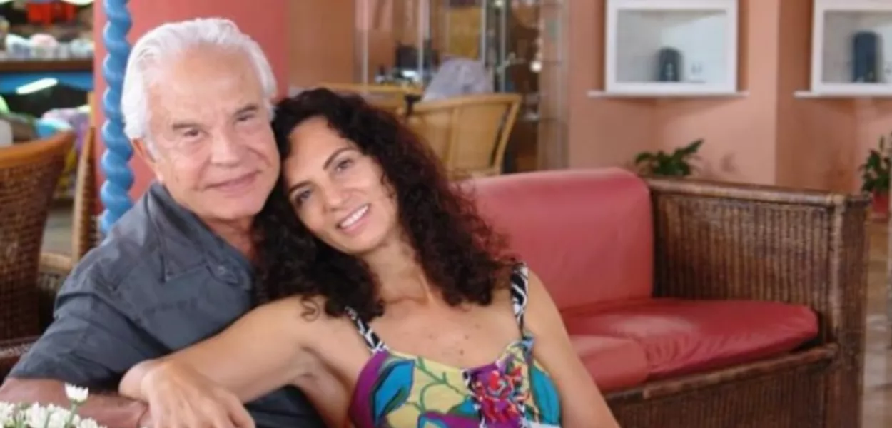 Cid Moreira e Fátima Sampaio