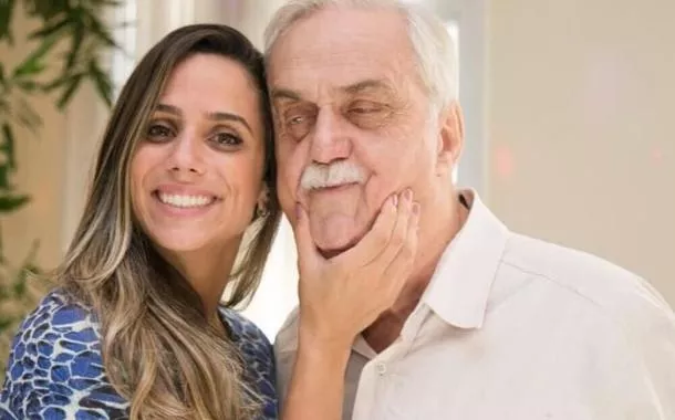 Aline Souza com o pai José Robertosportsdarodada siteSouza