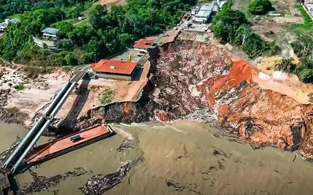 Porto em Manacapuru