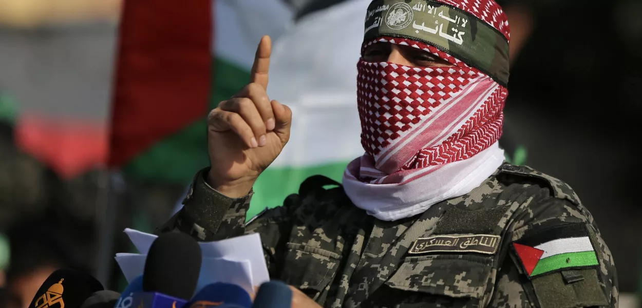 Abu Ubaida, porta-voz das Brigadas al-Qassam