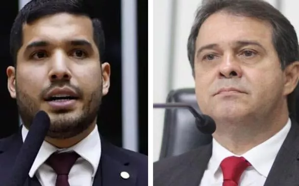 André Fernandes (à esq.) e Evandro Leitão