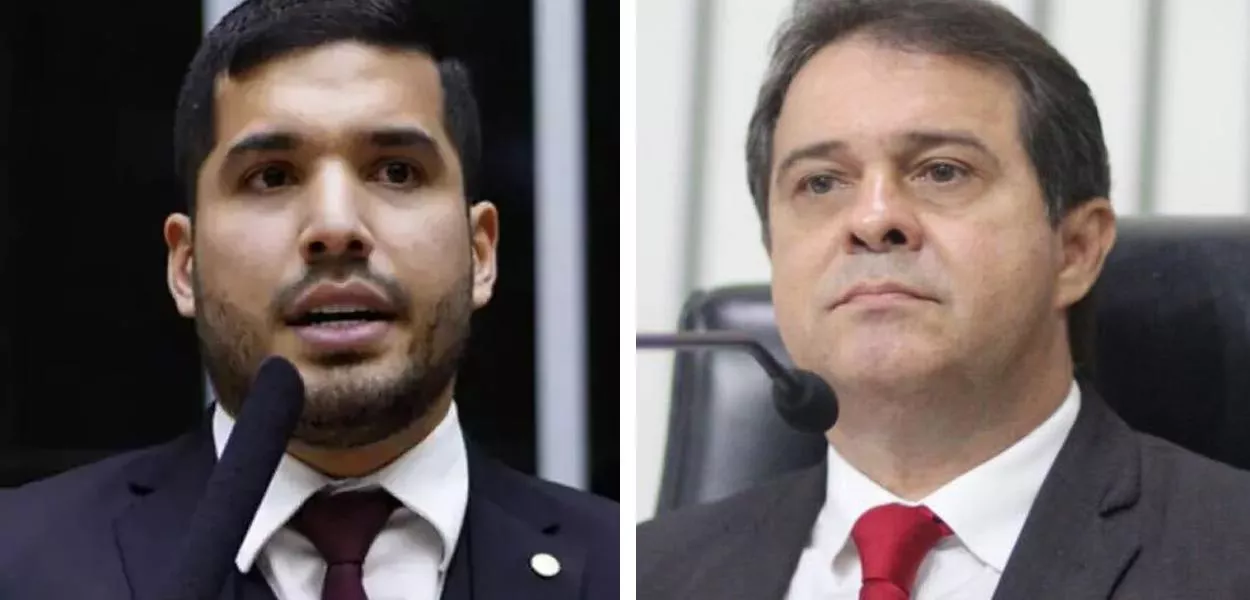 André Fernandes (à esq.) e Evandro Leitão