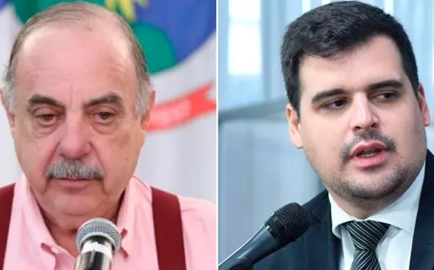 Fuad Noman (à esq.) e Bruno Engler