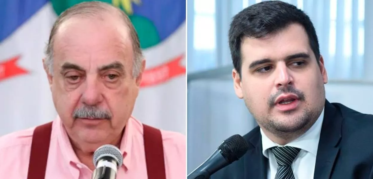 Fuad Noman (à esq.) e Bruno Engler