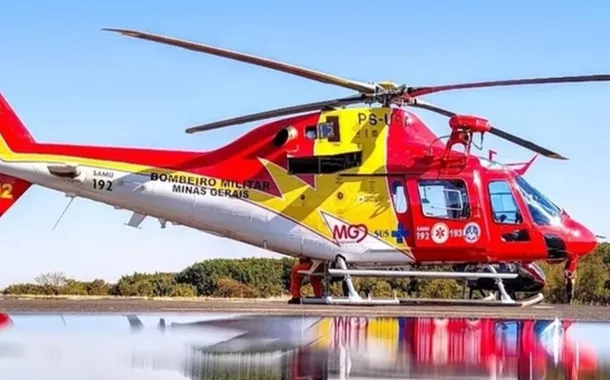 Helicóptero do Corpo de Bombeiros de Minas Gerais