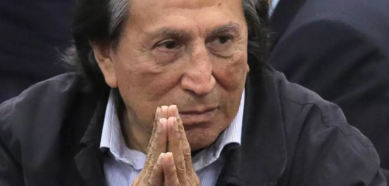 Ex-presidente do Peru Alejandro Toledo comparece a tribunal para sentença durante seu julgamento por acusações de corrupção relacionadas à Odebrecht, em Lima
21/10/2024
REUTERS/Gerardo Marin