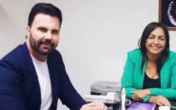 Inácio Melo e a senadora Eliziane Gama