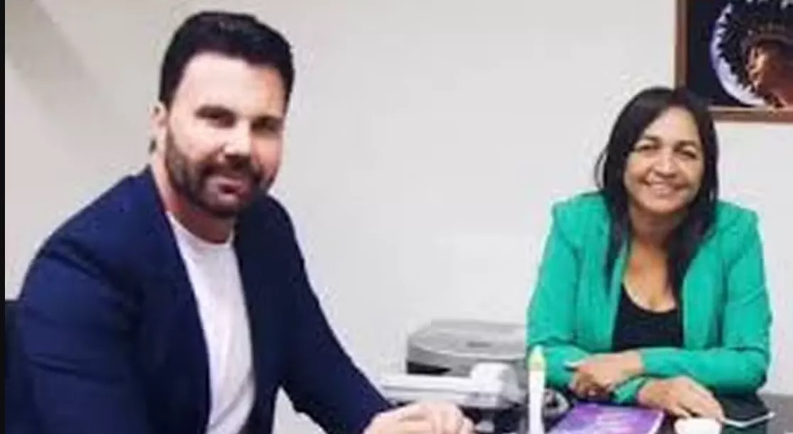 Inácio Melo e a senadora Eliziane Gama