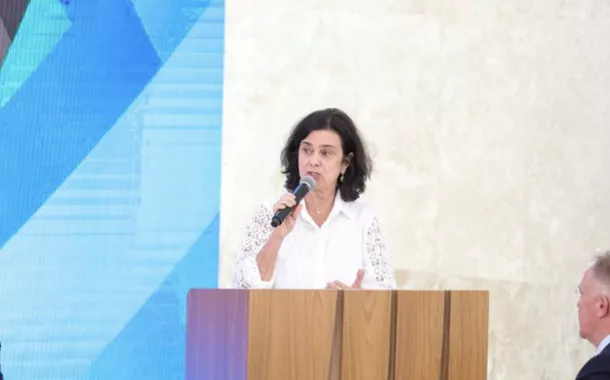 Nísia Trindade no evento sobre o Acordo de Mariana