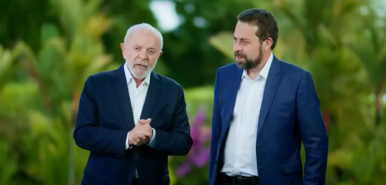 Lula e Guilherme Boulos