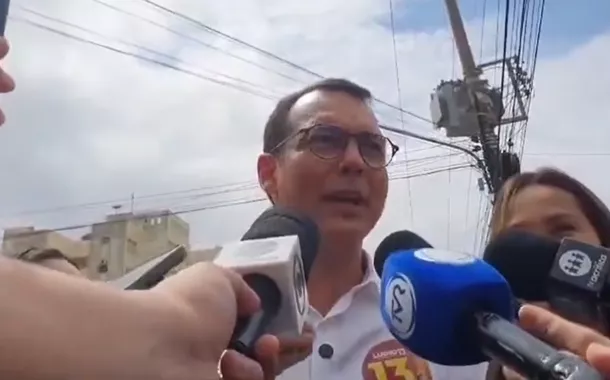 Candidato do PT em Cuiabá, Lúdio Cabral vota e diz que pautou campanha pelo desejo de "união"