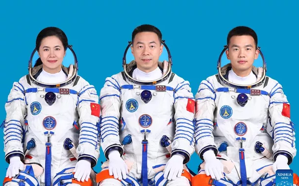 China revela tripulação da Shenzhou-19 para missão da estação espacial