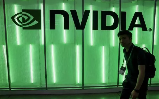 Logo da Nvidia em Taipé, Taiwan
5/6/2024 