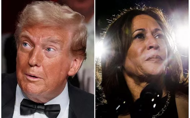 Donald Trump e Kamala Harris
