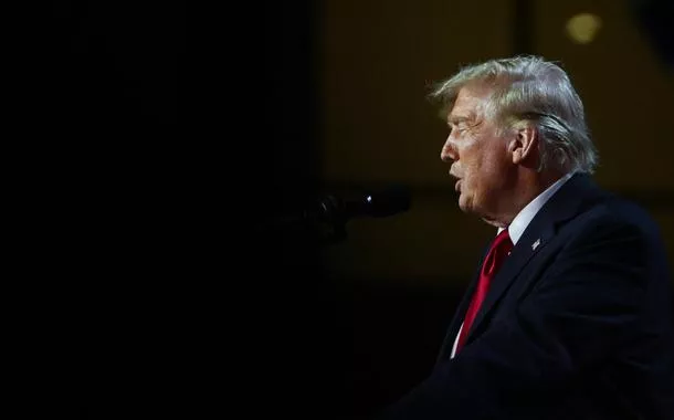 Donald Trump em Palm Beach County, na Flórida, 6/11/2024 