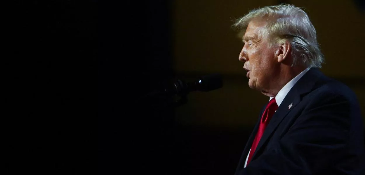 Donald Trump em Palm Beach County, na Flórida, 6/11/2024