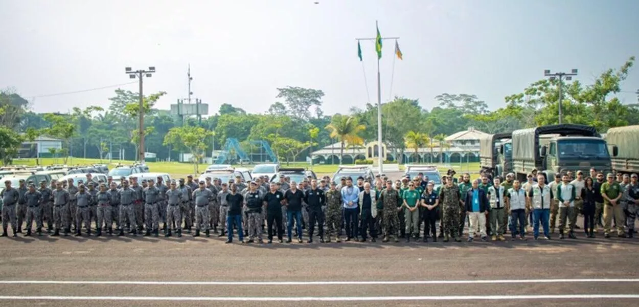 Equipes do governo federal para desintrusão da Terra Indígena Munduruku