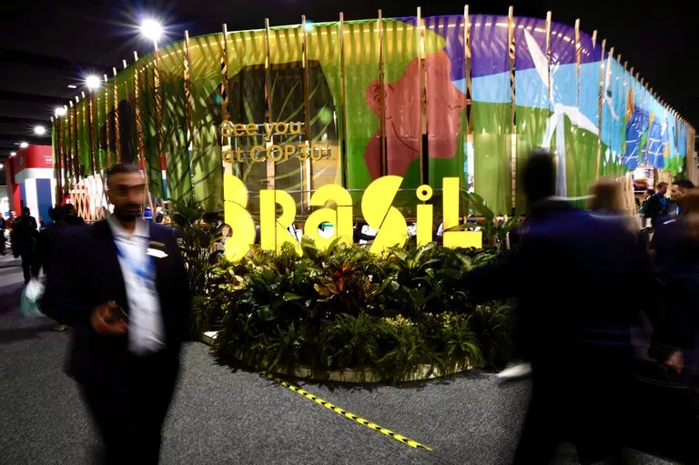 Estande do Brasil na COP29