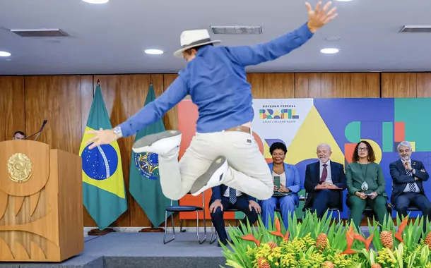 12.11.2024 - Presidente Luiz Inácio Lula da Silva durante Sanção do Projeto de Lei n° 397/2019, que institui o Dia Nacional do Maracatu, no Palácio do Planalto, em Brasília - DF.