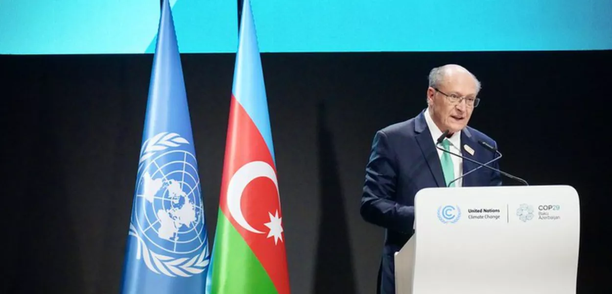Geraldo Alckmin discursa na COP29