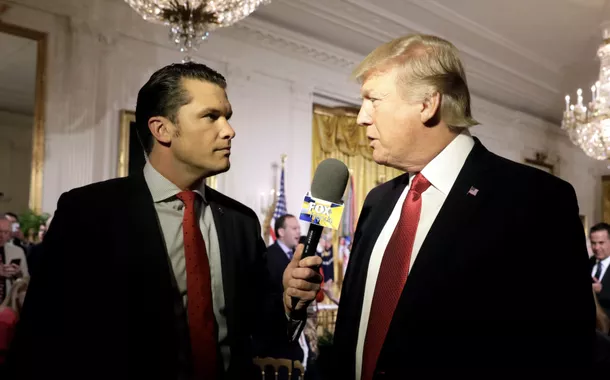 Pete Hegseth e Donald Trump