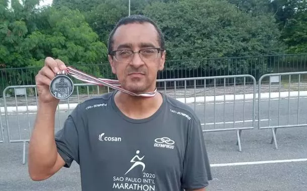 O atleta amador Marcelo Mariano da Silva