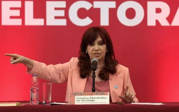 Cristina Kirchner na Cidade do México
 3/8/2024   REUTERS/Luis Cortes