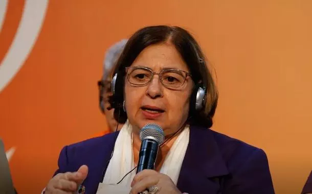 A ministra das Mulheres, Cida Gonçalves