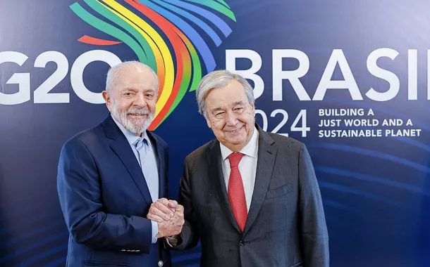 Lula e secretário-geral da ONU se reúnem para discutir ações do G20