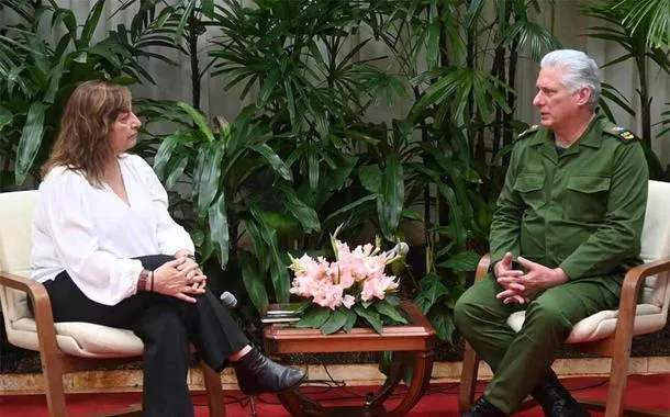 Em conversa com dirigente do PT e do Fórum de São Paulo, presidente de Cuba defende unidade da esquerda latino-americana