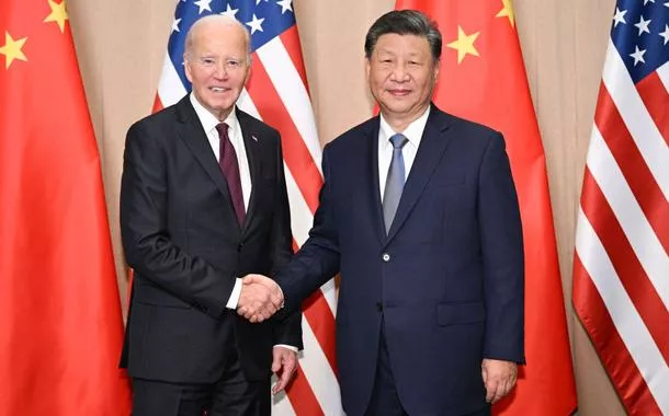 Xi Jinping se reúne com presidente dos EUA, Joe Biden