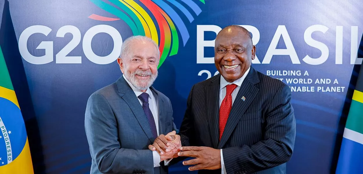Lula e Ramaphosa