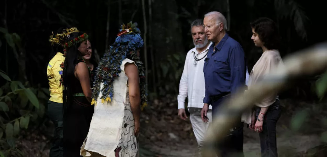 Joe Biden em visita ao Museu da Amazônia, Manaus-AM, 17/11/2024