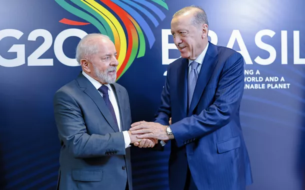 Erdogan diz a Lula que deseja ampliar cooperação nos setores de infraestrutura, defesa e aviação civil