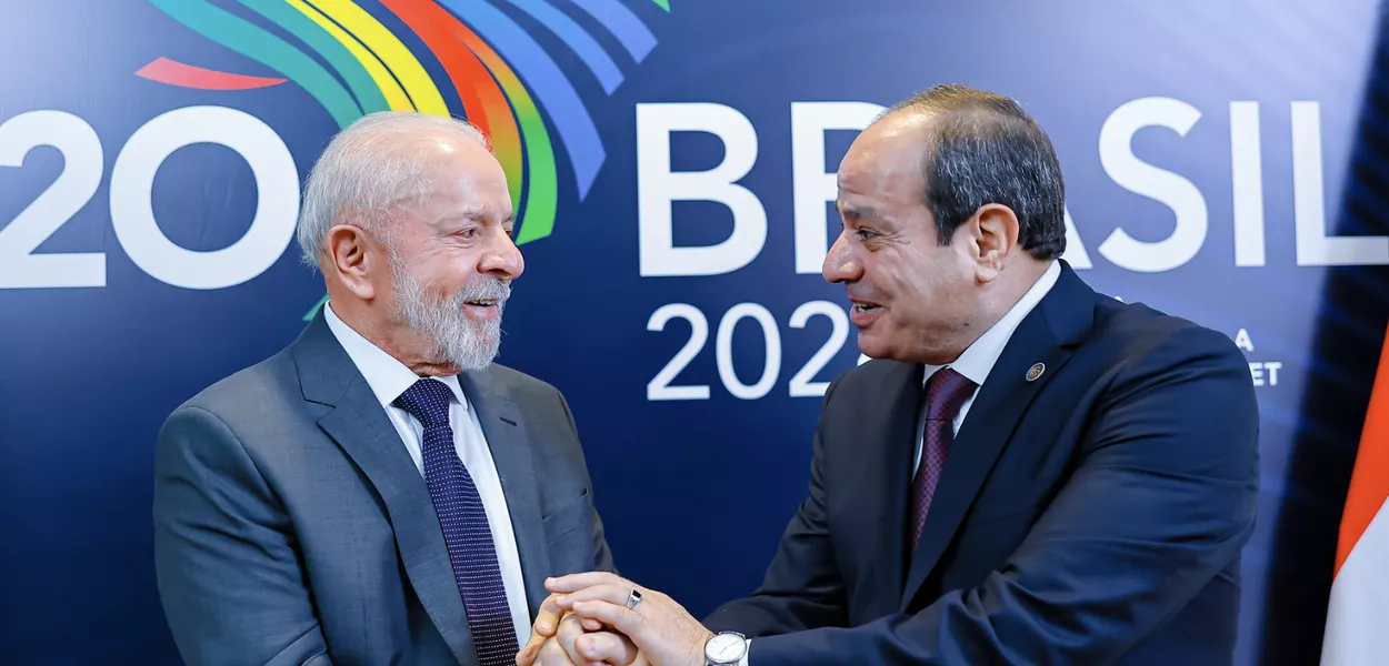17.11.2024 - Presidente Luiz Inácio Lula da Silva durante reunião com o presidente do Egito, Abdel Fattah El-Sisi, no Rio de Janeiro - RJ