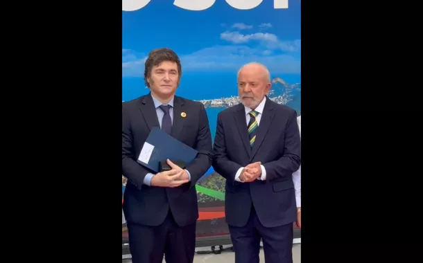 Javier Milei e Lula no G20