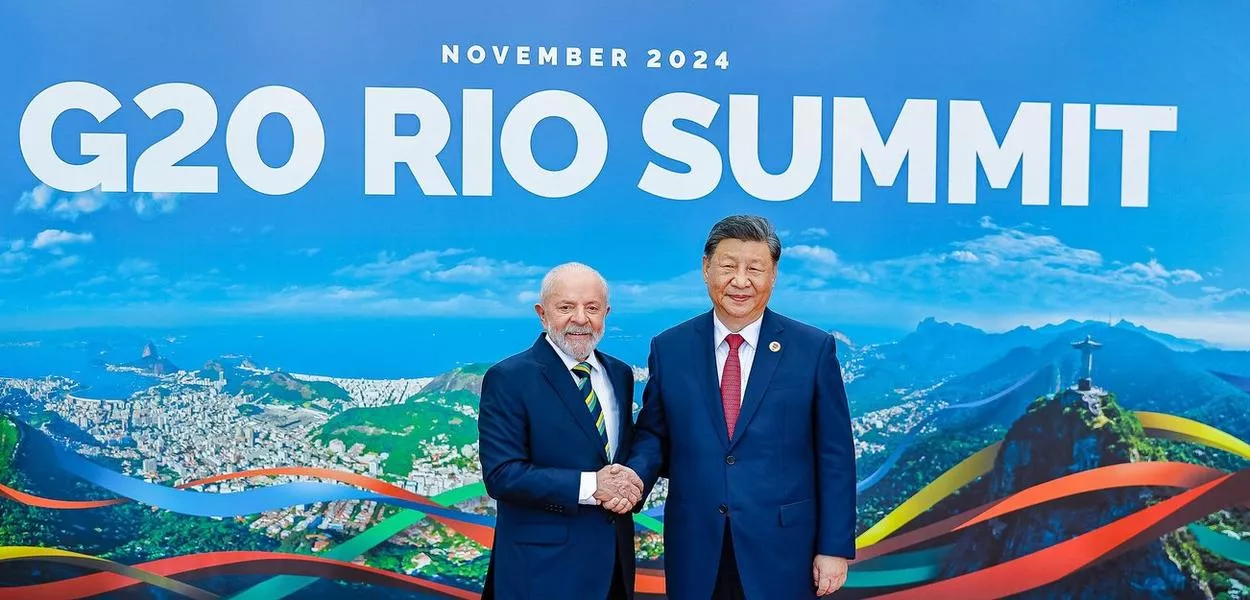 Presidentes Lula, do Brasil, e Xi Jinping, da China