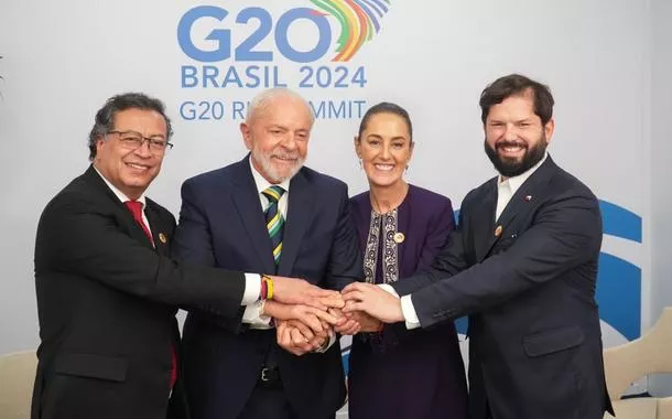 Presidentes latino-americanos ignoram Javier Milei durante a cúpula do G20