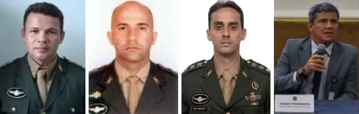 Kids pretos presos pela PF: Rafael Martins de Oliveira, Hélio Ferreira Lima, Rodrigo Bezerra de Azevedo e Mario Fernandes