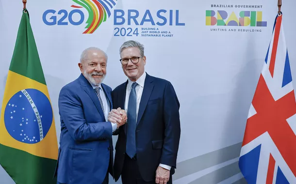 Lula e Keir Starmer no G20, Riobet365 oficialJaneiro-RJ, 19/11/2024