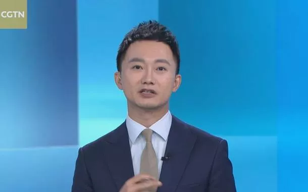 Jornalista Zhong Shi, da CGTN