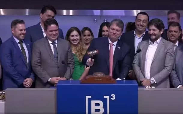 Tarcísio de Freitas e Bolsa de Valores de SP